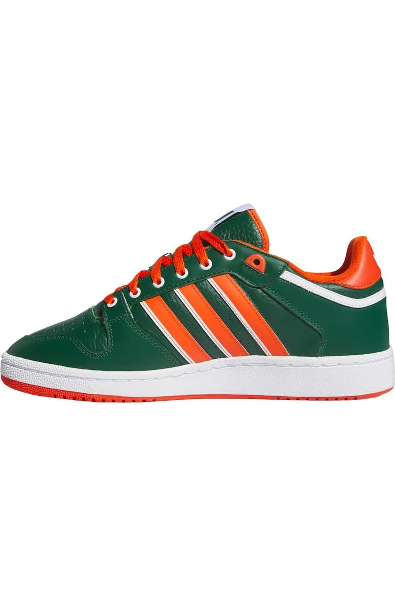 adidas Unisex adidas Green/Orange Miami Hurricanes Centennial 85 Low Basketball Shoes, Alternate, color,