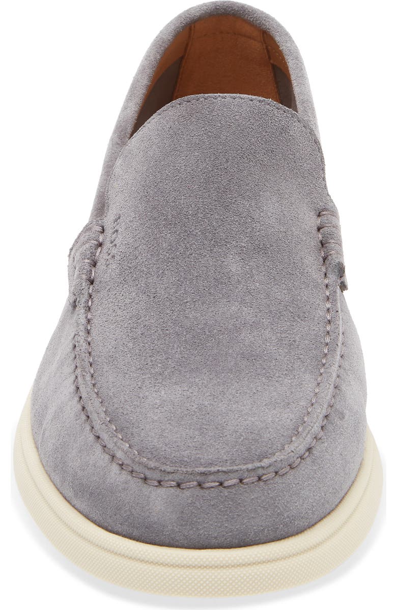 BOSS Sienne Moc Toe Loafer, Alternate, color, Grey