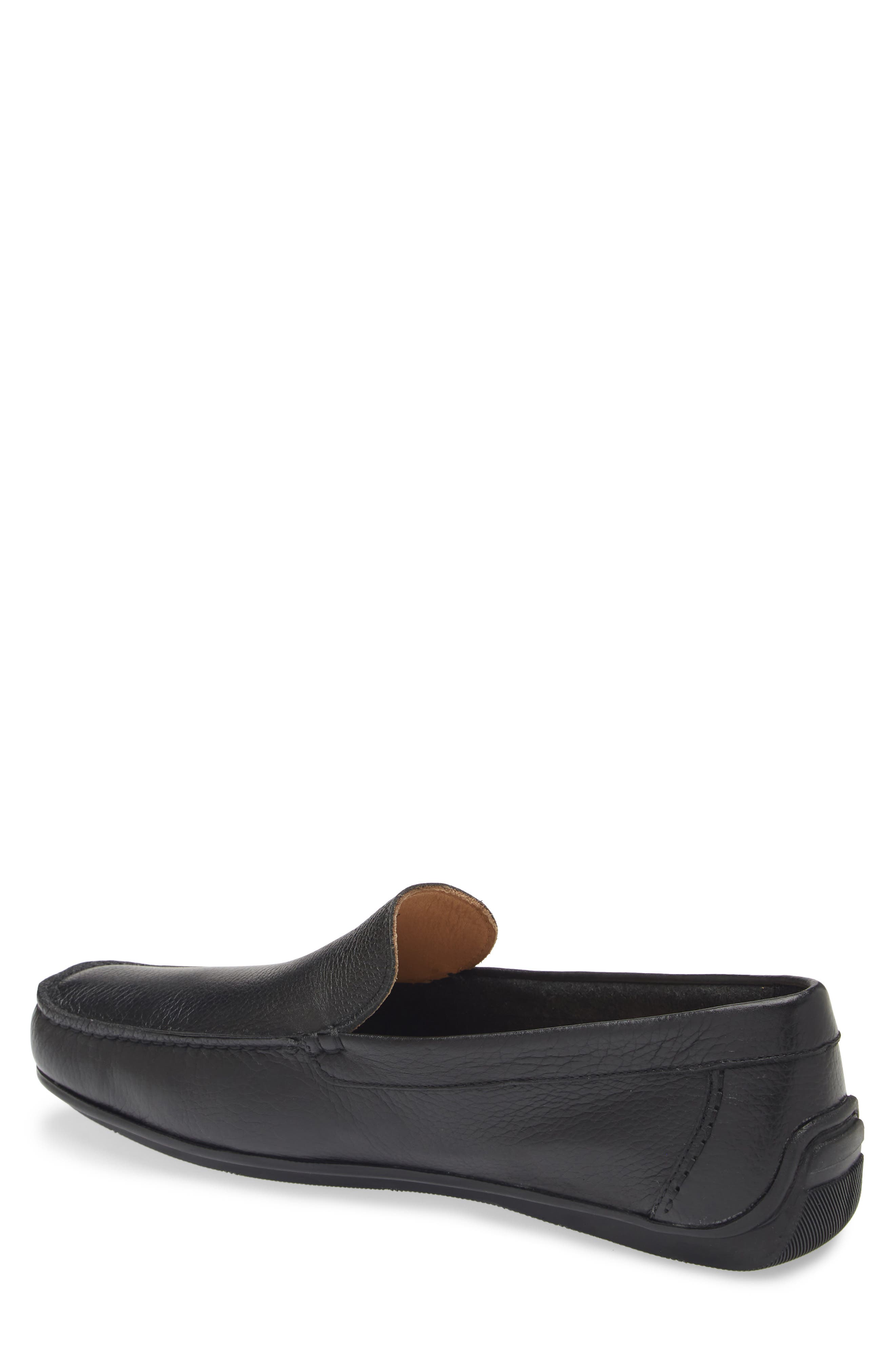 Freddie Moc Toe Driving Loafer, Alternate, color, BLACK