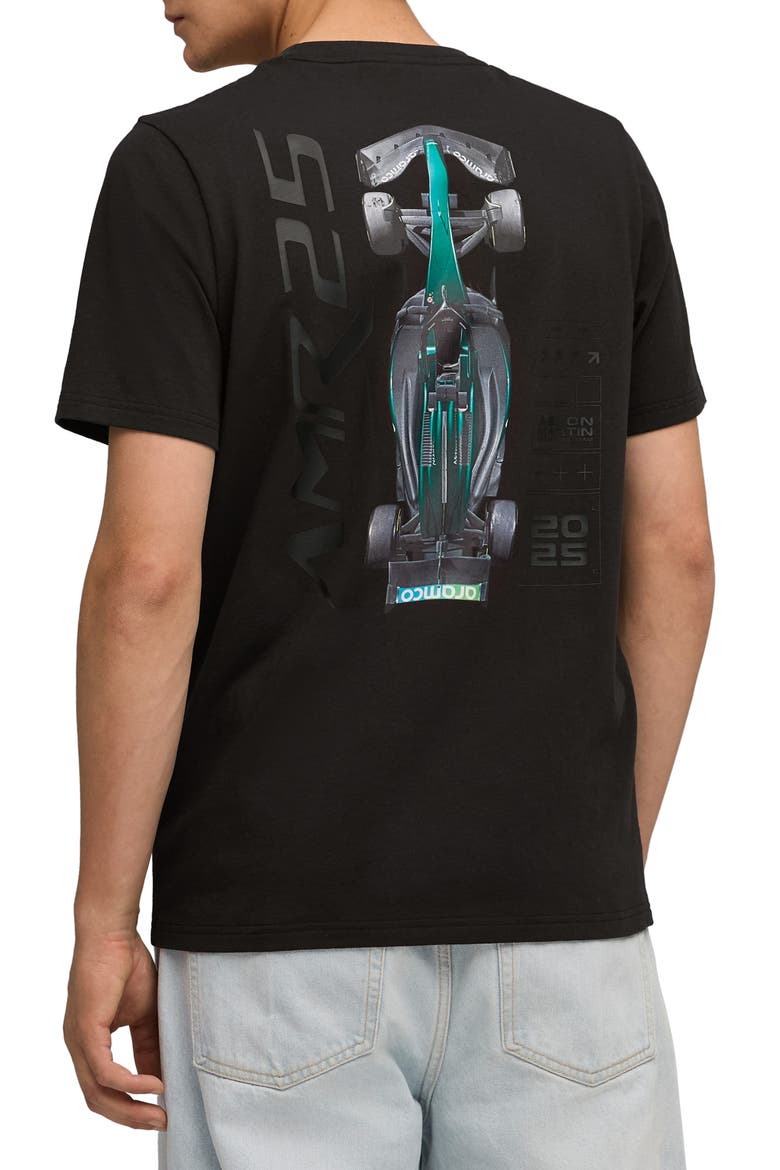 x AMF1 Graphic T-Shirt, Alternate, color, PUMA BLACK