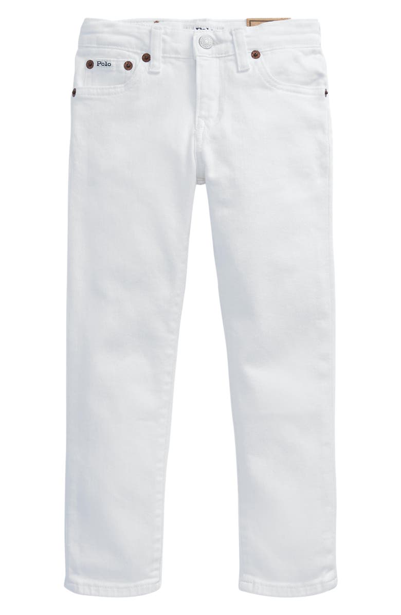 Polo Ralph Lauren Kids' Sullivan Slim Fit Jeans, Main, color, Cohen White