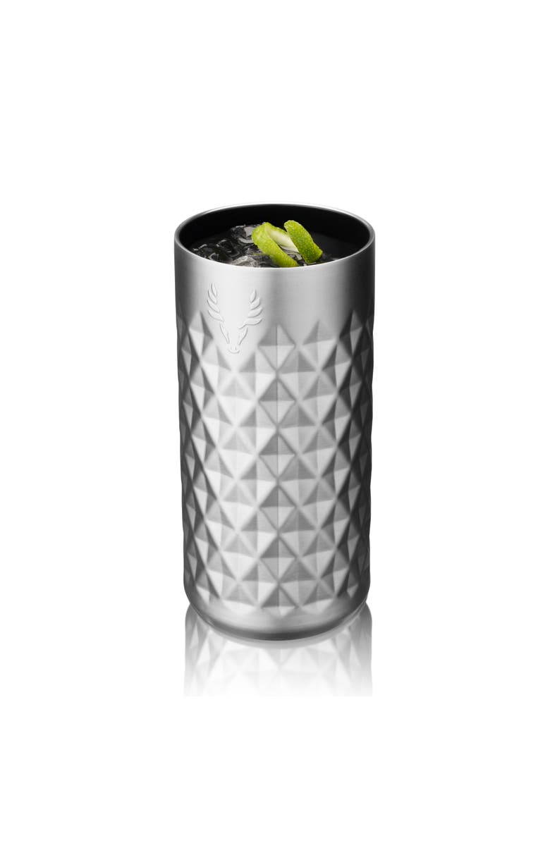 Viski Paragon Stainless Steel Highball Tumbler, Alternate, color, Platinum