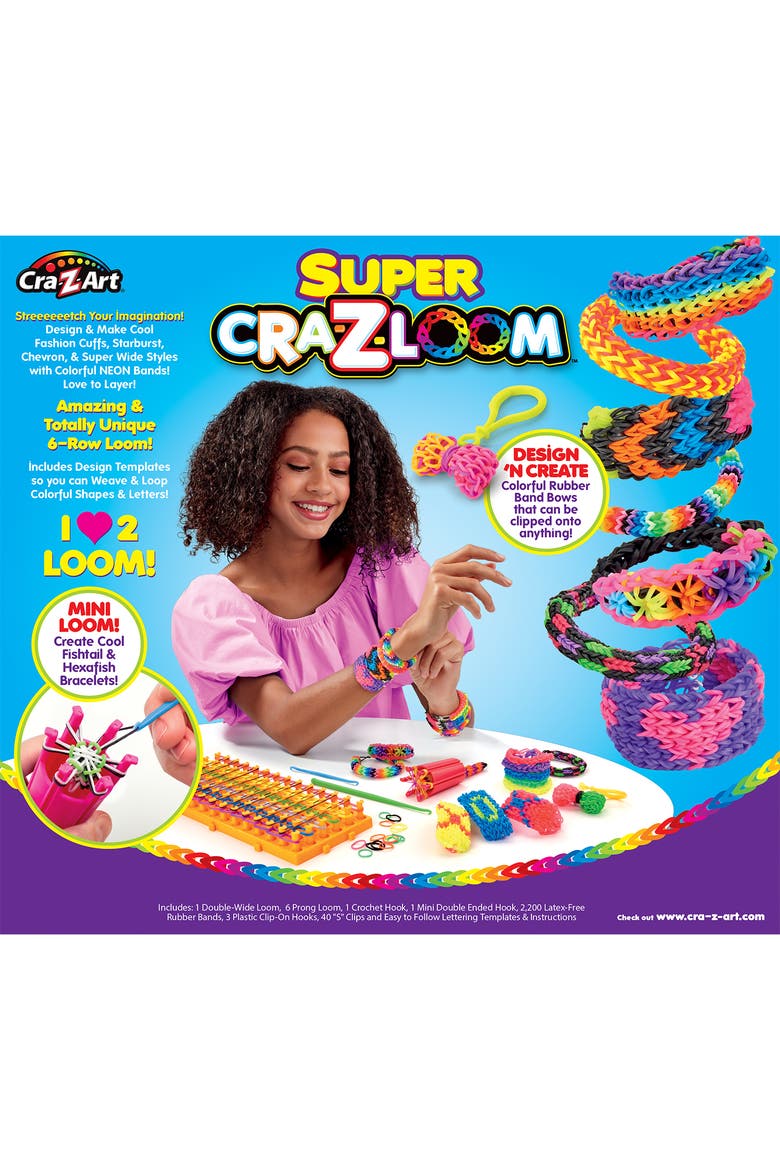 Diy Bracelet Loom Kit 2200 Latex Free Color Bands, Alternate, color, Multicolored