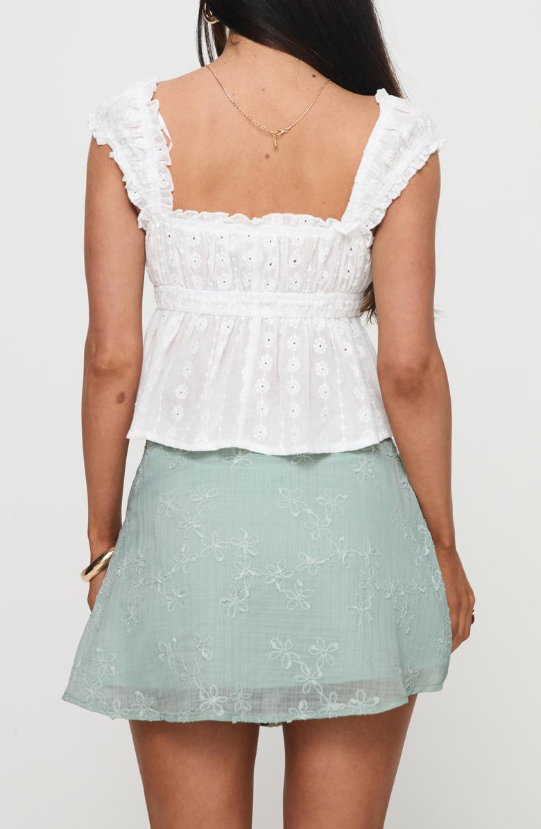 Princess Polly All My Friends Embroidered Miniskirt, Alternate, color, 