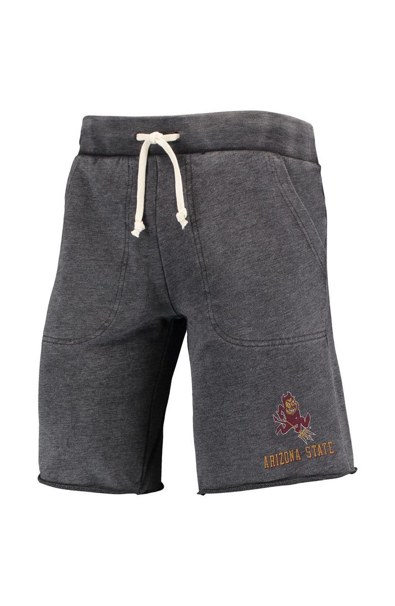 ALTERNATIVE APPAREL Men's Heathered Black Alternative Apparel Arizona State Sun Devils Victory Lounge Shorts, Alternate, color, 