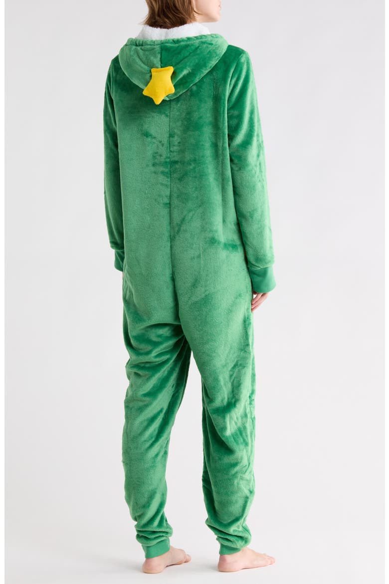 Christmas Tree Onesie, Alternate, color, SOLID LEPRECHAUN