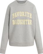 Favorite Daughter Collegiate Cotton Blend Sweatshirt