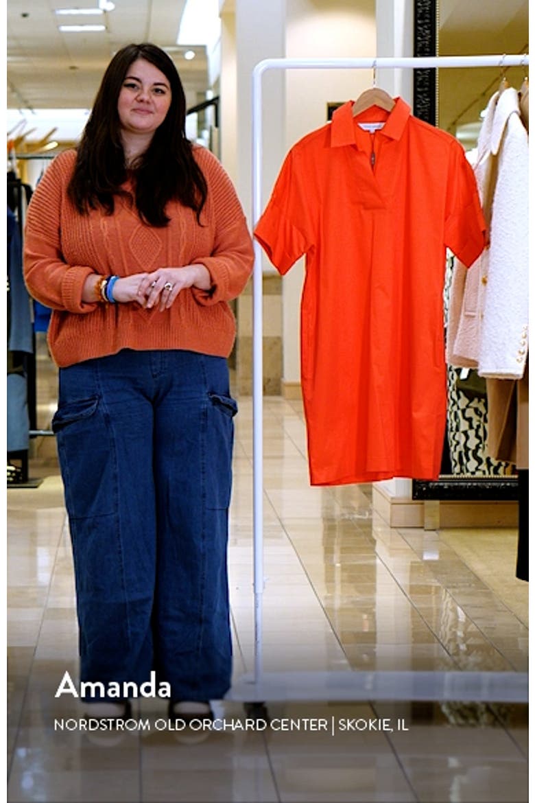 Chambray A-Line Shirtdress video