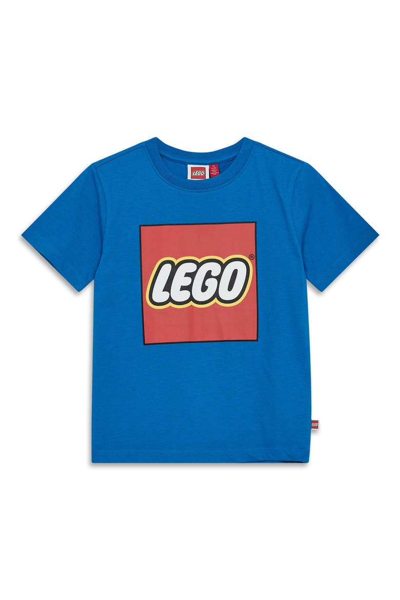 Kids' Logo Graphic T-Shirt, Main, color, BLUE