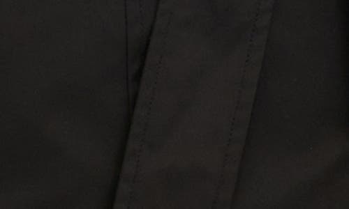 Noize Medium Trench Coat In Black
