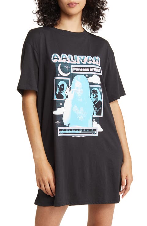 Retro Graphic Short Sleeve Sleep Shirt