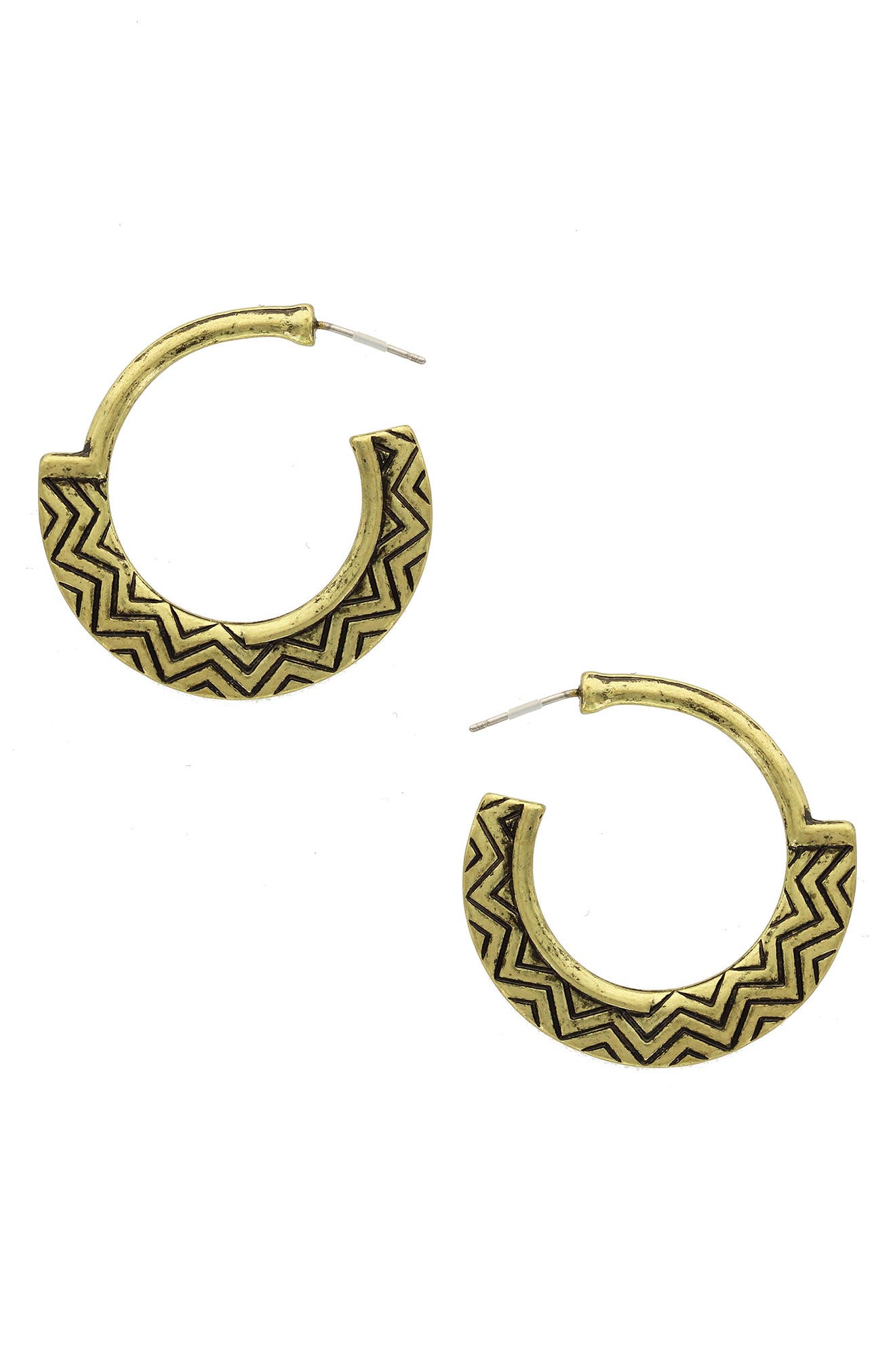 Cecile Hoop Earrings