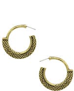 OLIVIA WELLES Cecile Hoop Earrings