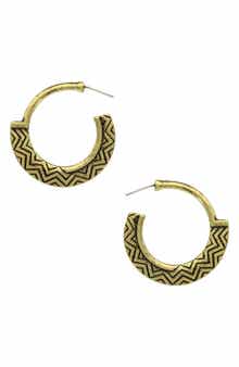Cecile Hoop Earrings