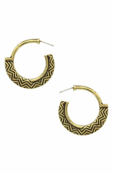 Cecile Hoop Earrings