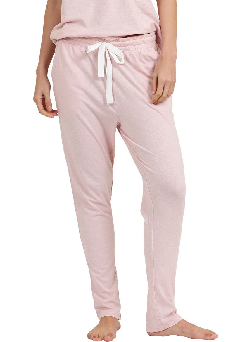 Jada Organic Cotton Pajama Pants, Main, color, PINK