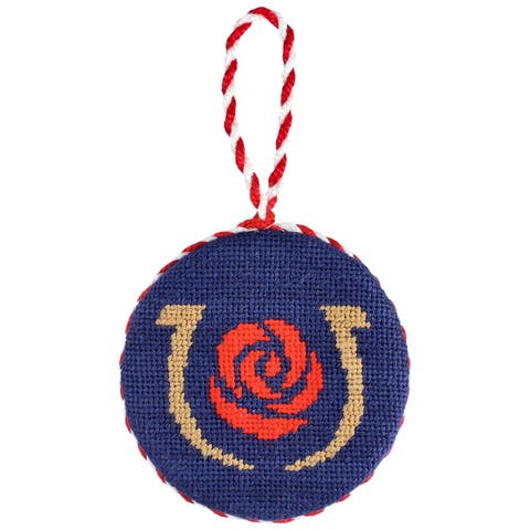Kentucky Derby Needlepoint Ornament