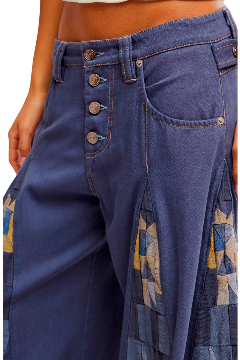 Kalediscope Wide Leg Jeans, Alternate, color, STARRY NIGHT