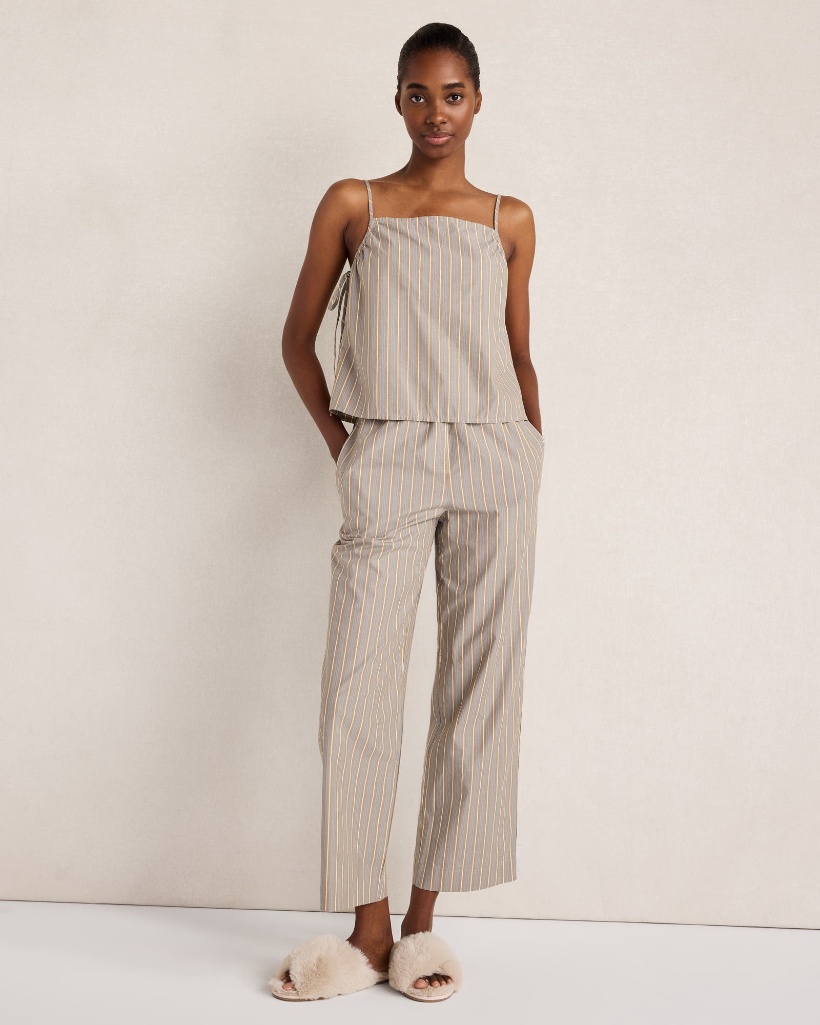 selected Stripe Cappuccino Multi