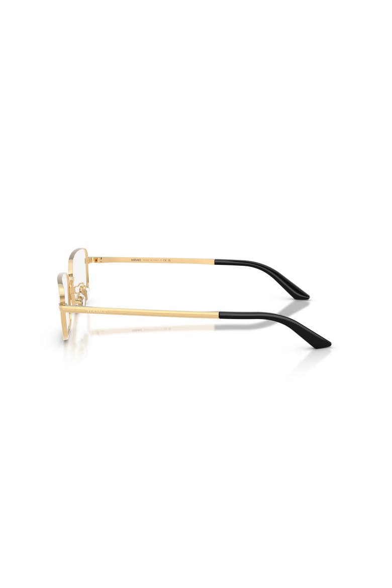 54mm Rectangle optical glasses, Alternate, color, Gold