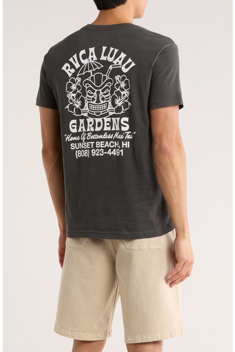 Micro Garden Graphic T-Shirt, Alternate, color, PIRATE BLACK