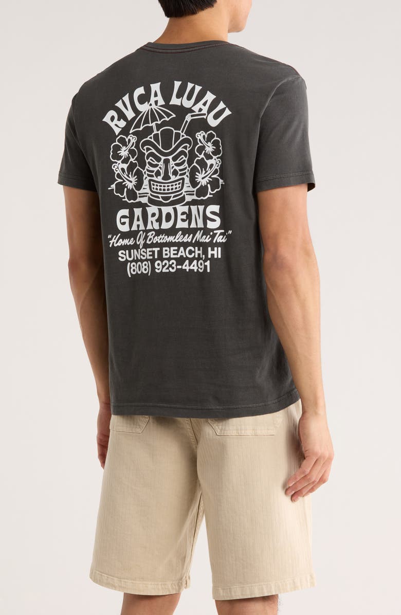 RVCA Micro Garden Graphic T-Shirt, Alternate, color, Pirate Black