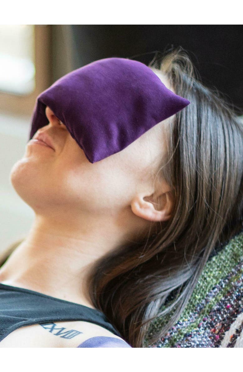 Hugger Mugger Peachskin Eye Pillow, Alternate, color, Amethyst