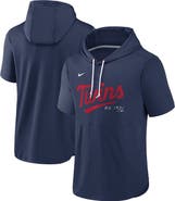 Nike Men's Nike Navy Minnesota Twins Springer Short Sleeve Team Pullover Hoodie