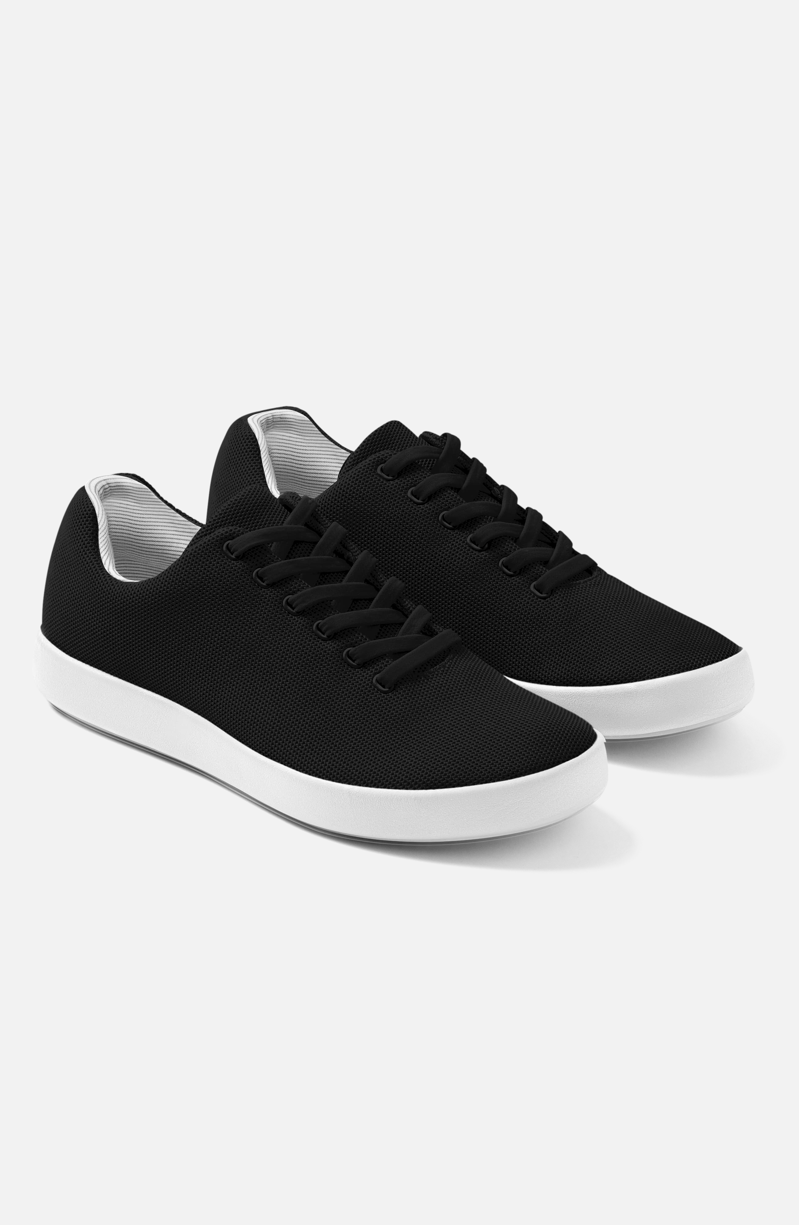 Atoms Model 000 Sneakers, Alternate, color, Black & White