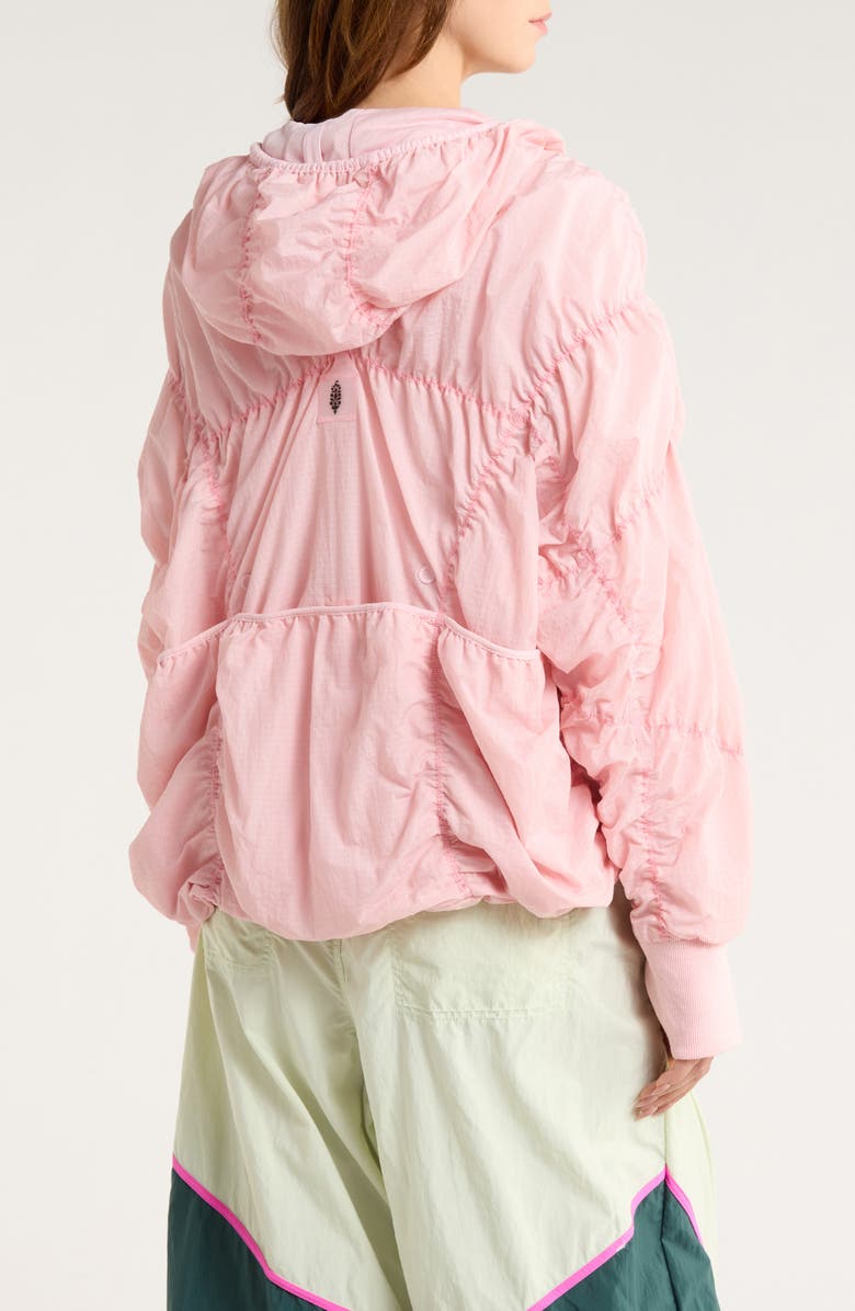 Free People FP Movement FP Light Packer Water Resistant Hiking Pullover, Alternate, color, Rose Water