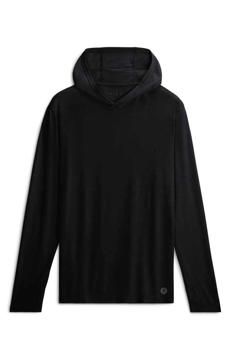 Free Fly Shade UPF 50+ Hoodie, Alternate, color, Black
