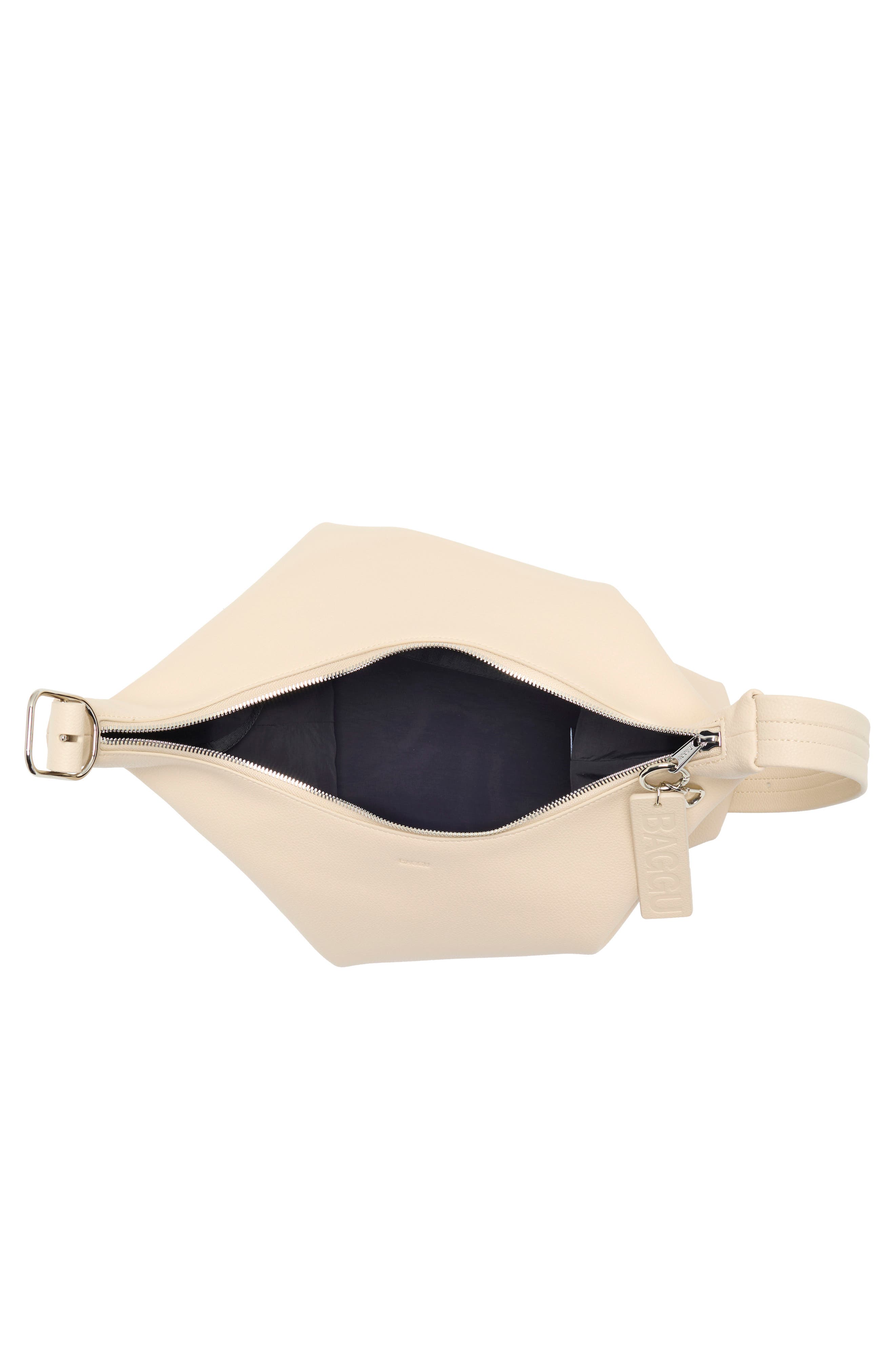 Recycled Leather Shoulder Bag, Alternate, color, STONE