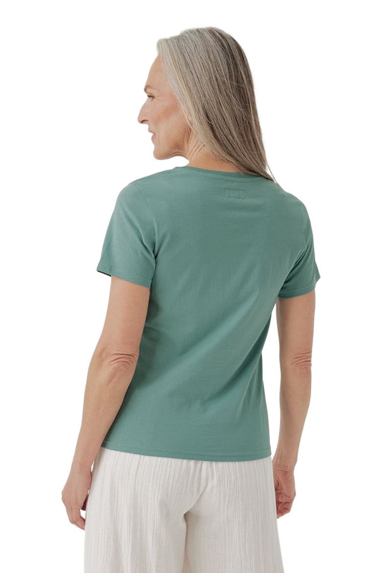 Organic Cotton Softspun Crew Neck Tee, Alternate, color, Brown Sugar