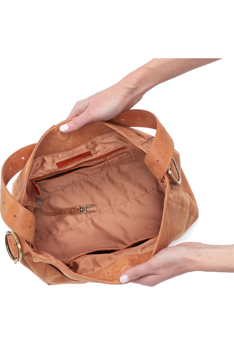 HOBO Render Leather Shoulder Bag, Alternate, color, Whiskey