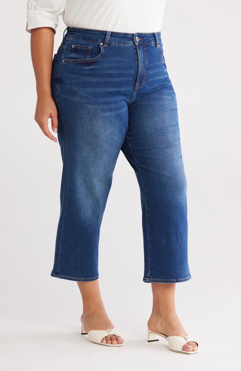 Universal Standard Crop Boyfriend Jeans, Alternate, color, Naval Blue