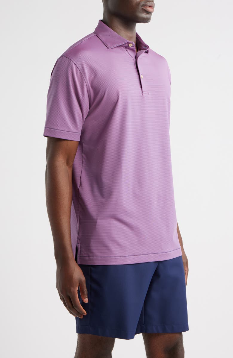 Peter Millar Jubilee Performance Jersey Polo, Alternate, color, Blue Haze