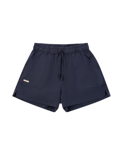 3.5incher Safari Linen Shorts Womens