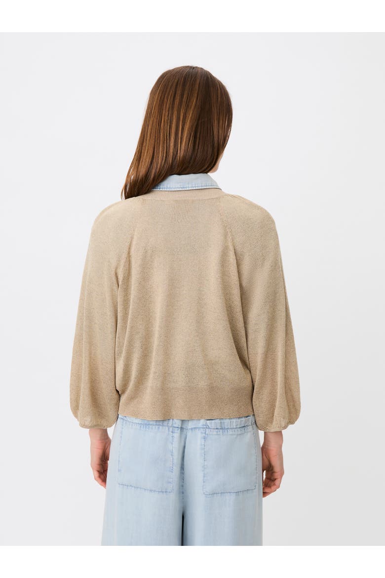 Malakker Balloon Sleeve Knit Cardigan, Alternate, color, Wind Chime