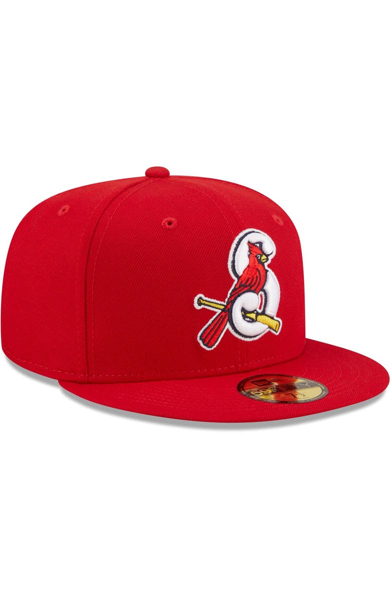 New Era Men's New Era Red Springfield Cardinals Authentic Collection 59FIFTY Fitted Hat, Alternate, color, 