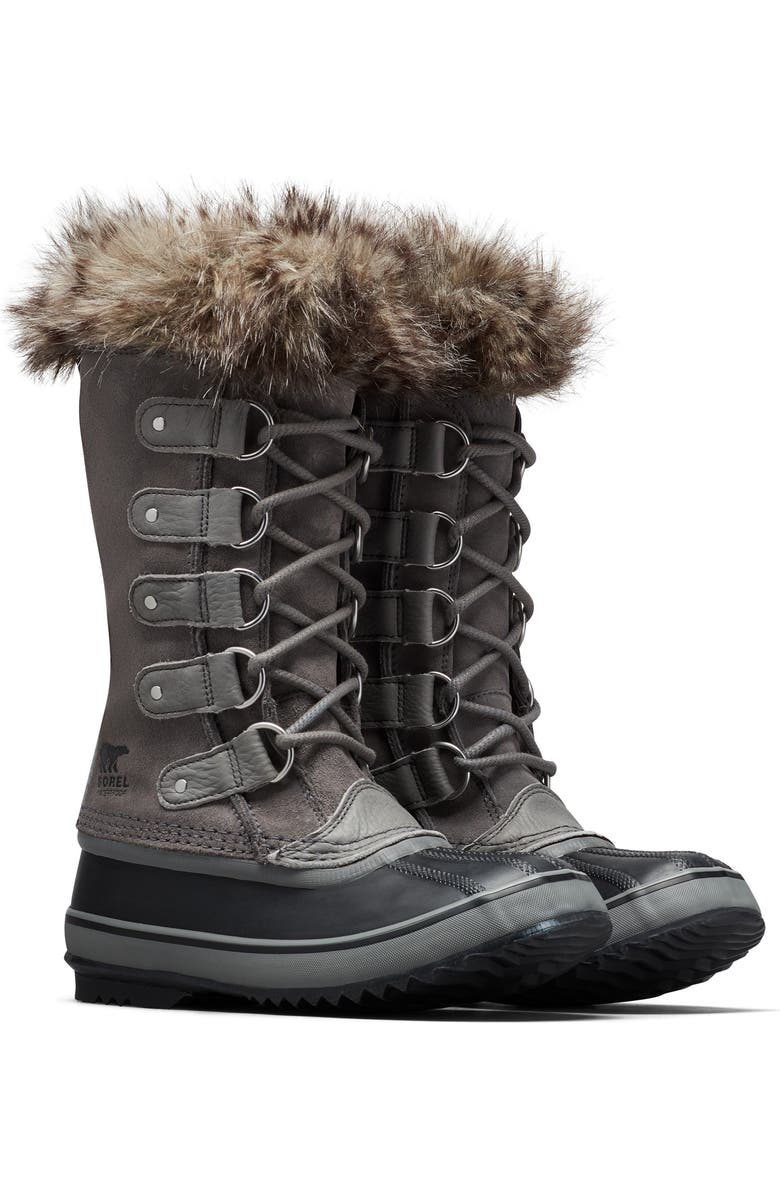 SOREL Joan of Arctic Waterproof Boot, Main, color, Quarry/ Black