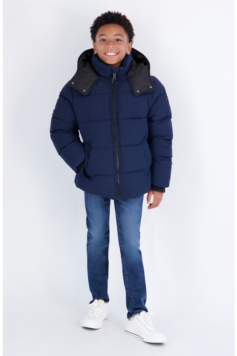 Kids' Ripstop Puffer Jacket, Alternate, color, MIDNIGHT BLUE