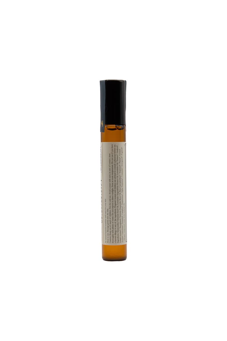 Calming Relaxing Lavender Vetiver Roll On Massage Oil, Alternate, color, Golden