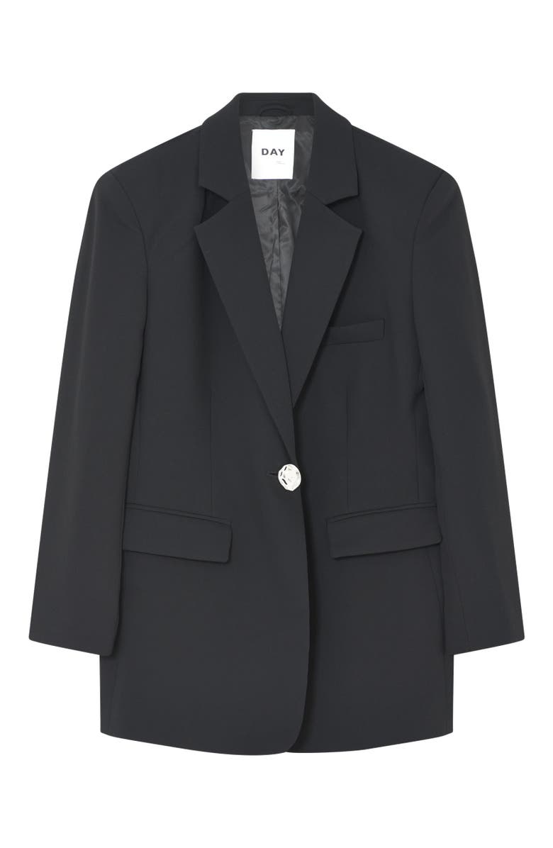 DAY Birger et Mikkelsen Eltona Sculpted Longline Blazer, Alternate, color, Black