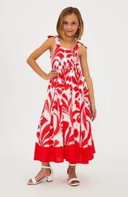 Beach Riot Kids' Cari Smocked Bodice Maxi Sundress