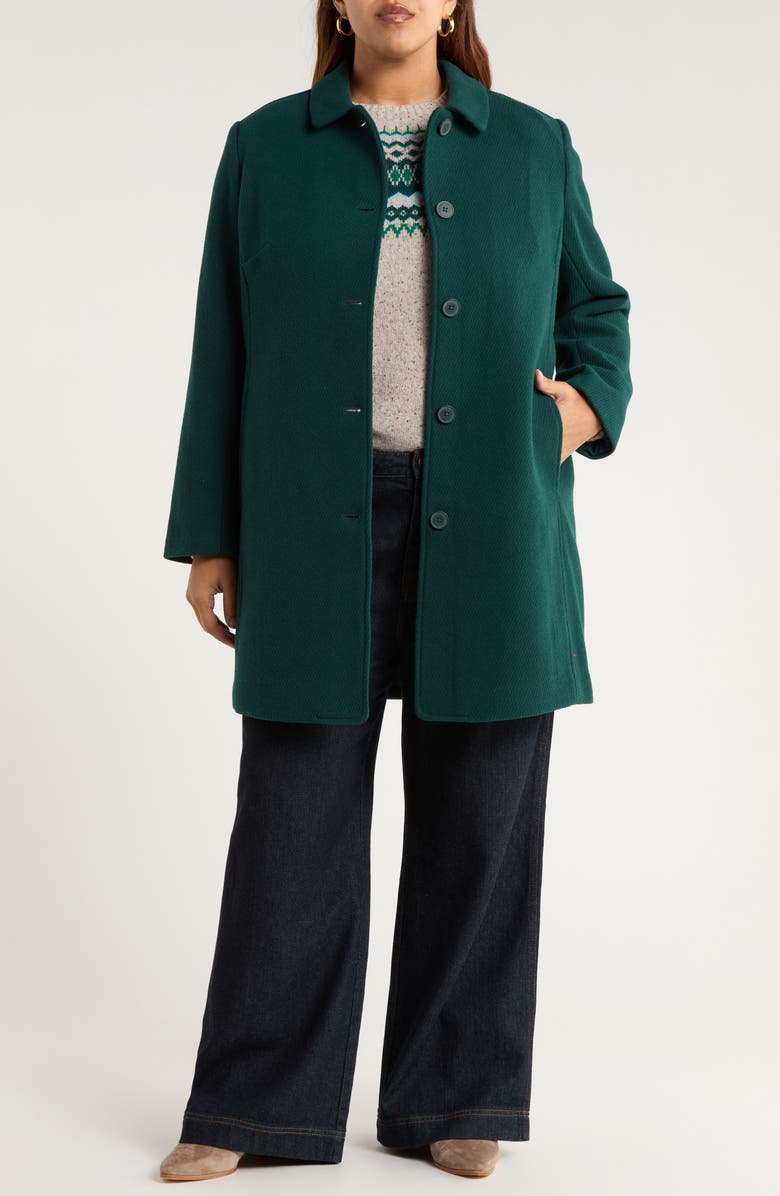 Seasalt Cornwall Wood Cabin Coat, Main, color, Verte