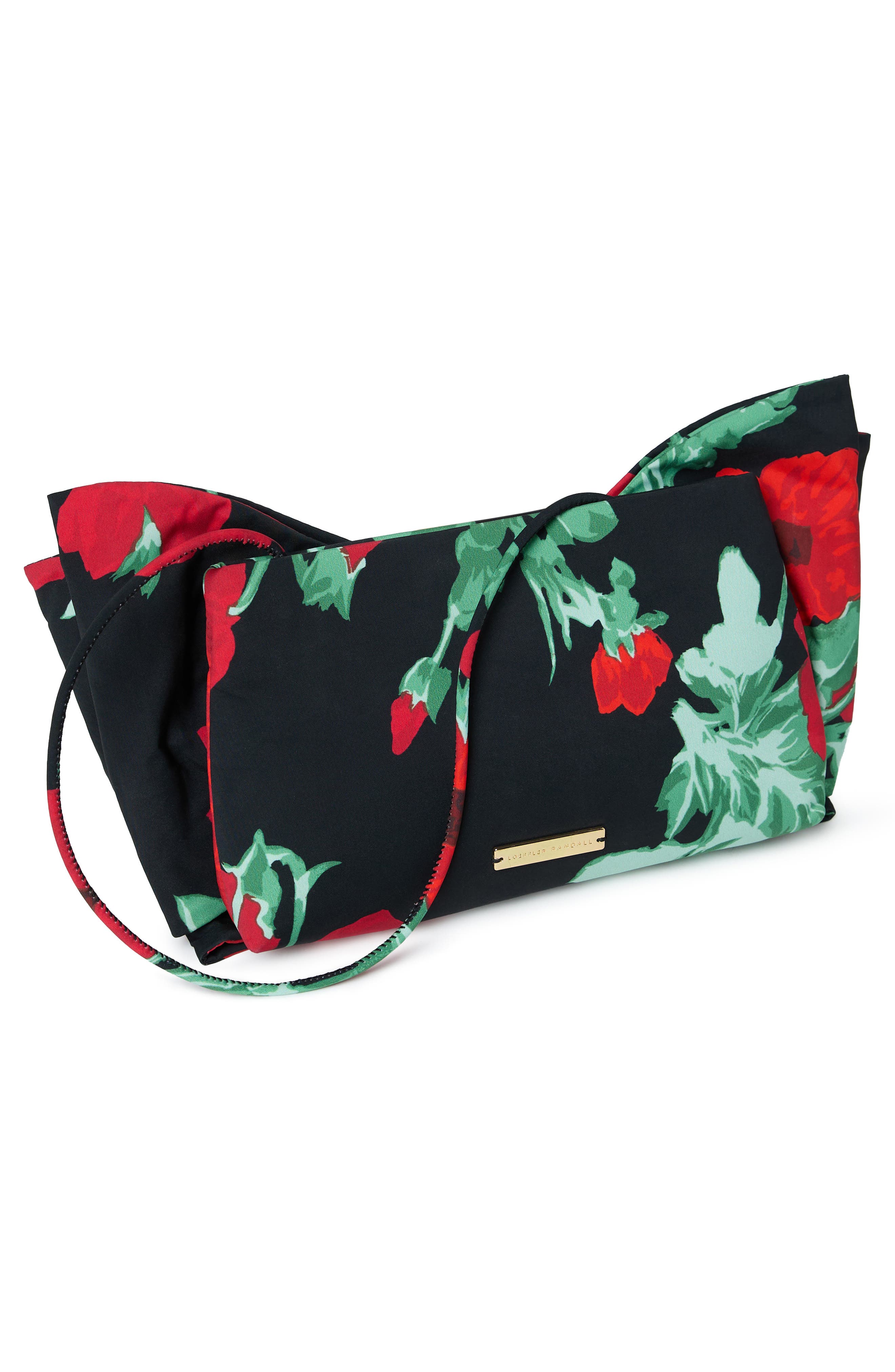 Loeffler Randall Valerie Bow Clutch, Alternate, color, 