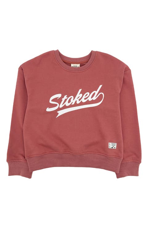 Kids' Ryder Stoked Cotton Blend Graphic Sweatshirt
