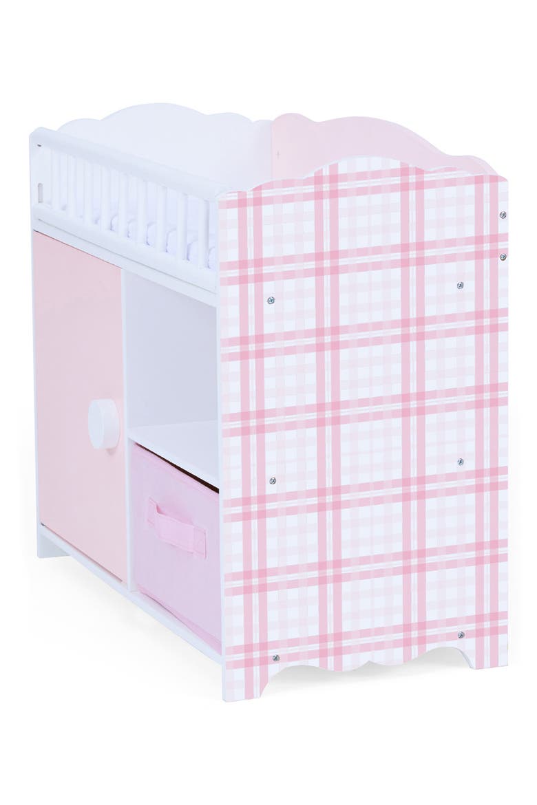 Olivia's Little World Aurora Doll Changing Table/Bed Set, Alternate, color, PINK