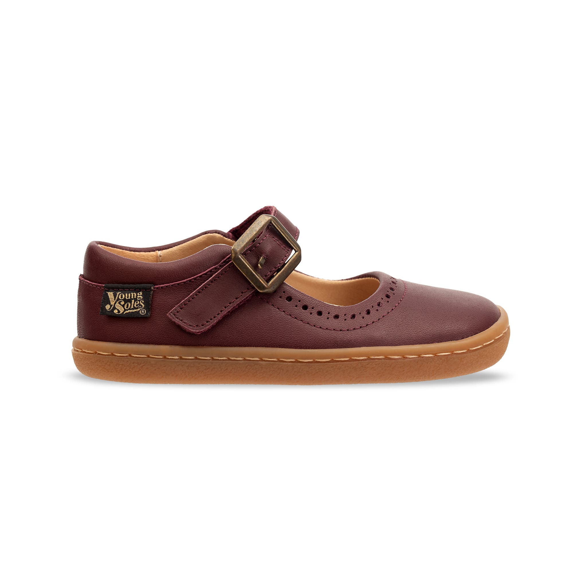 Holly Barefoot Kids Mary Jane Shoe, Alternate, color, Berry