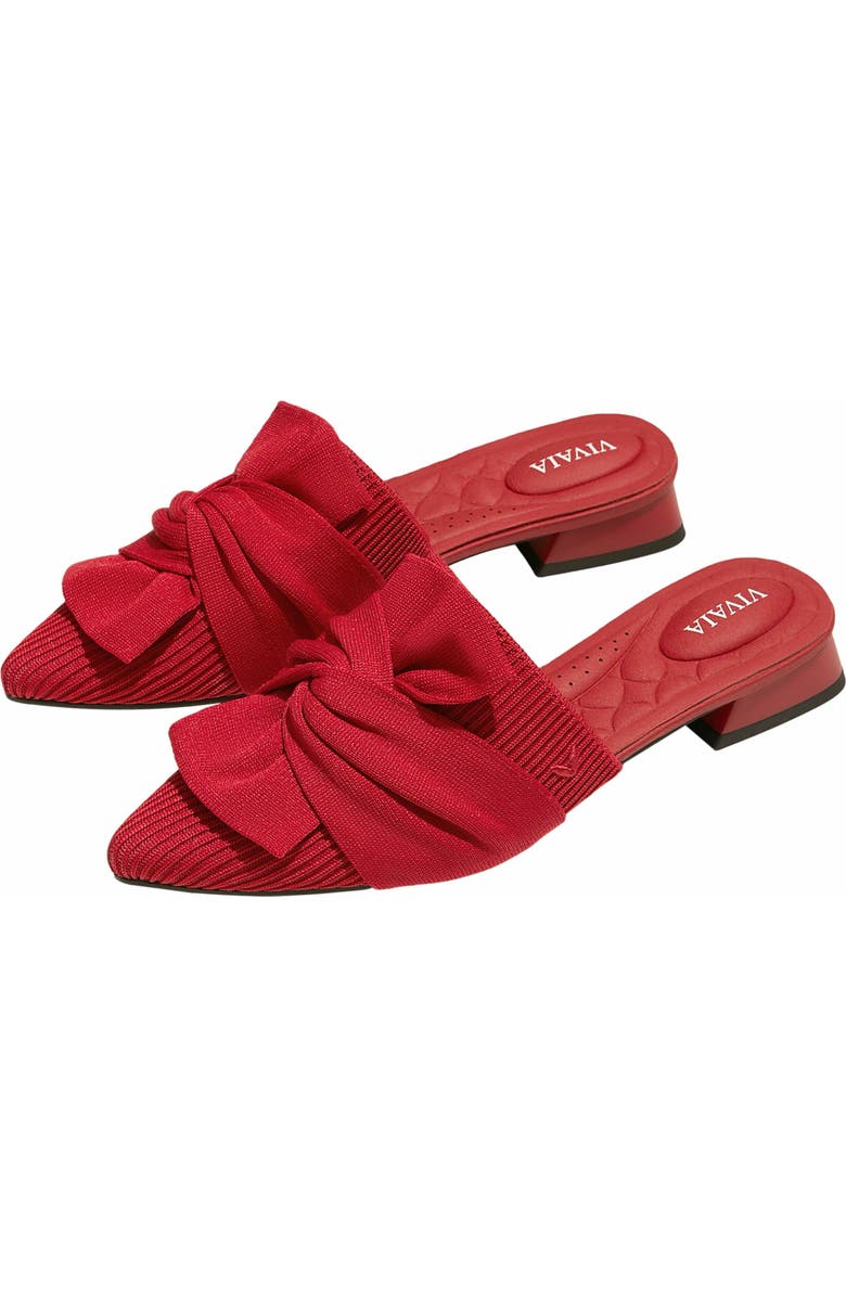 VIVAIA Pointed-Toe Knot Sandals, Alternate, color,